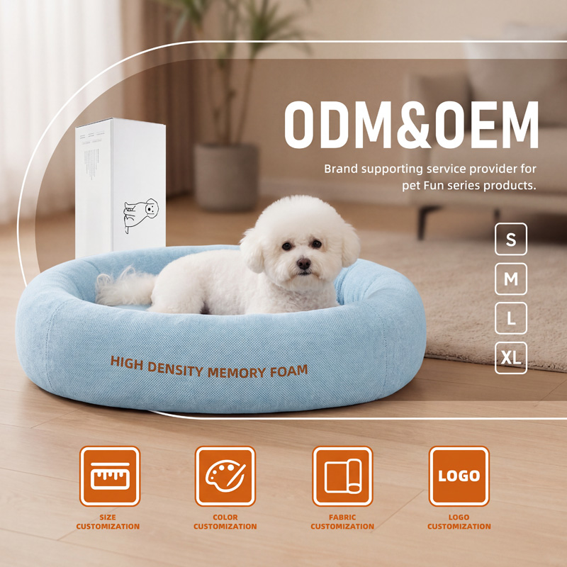 Memoria Spumam Pet Teddy Plush Oval Dog Bed