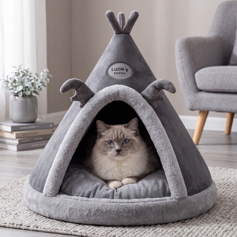 Indoor Foldable Modern Spongia Pet Cave House